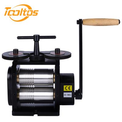 Tooltos 110mm Manual Jewelry Tablet Press Rolling Mill Machine For Various Manufacturing Processes