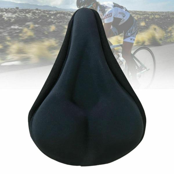 Breathable Silicone Bicycle Saddle Seat Soft Gel Pad Cushion Cover for Mountain Bike