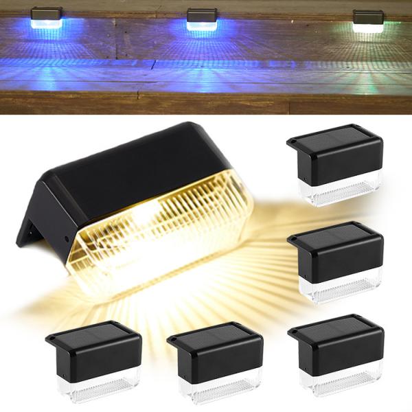 Solar LED Jardim vedação passo luz exterior Solar LED escada luz