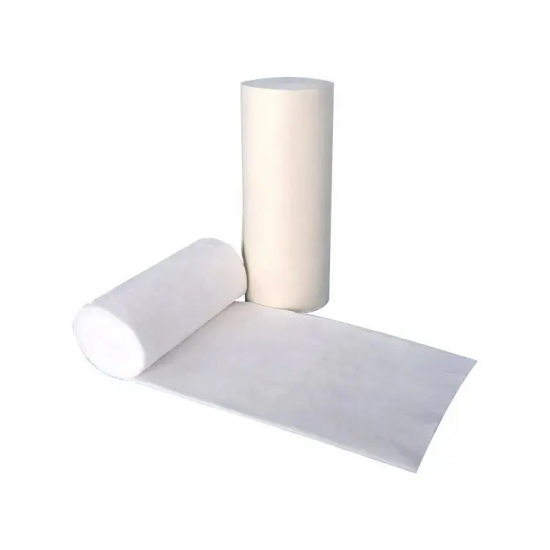 Hydrophilic Cotton Roll Absorbent Medical White 100% Wool Sterile / Non Sterile Cutting-Head Common