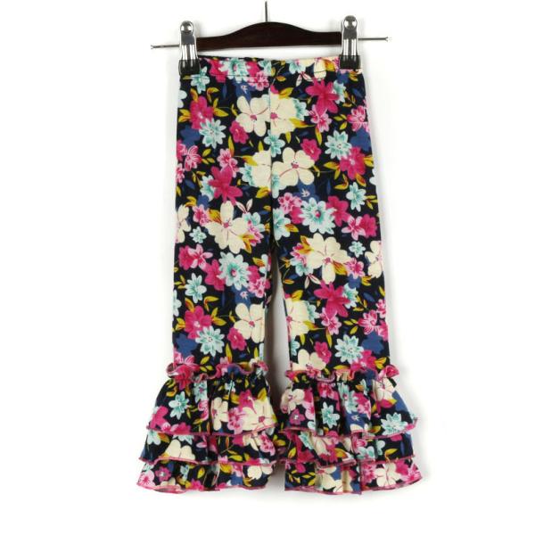 Summer Long Lace Children'S Casual Trousers Skin Friendly Floral Flare Pants Outfit