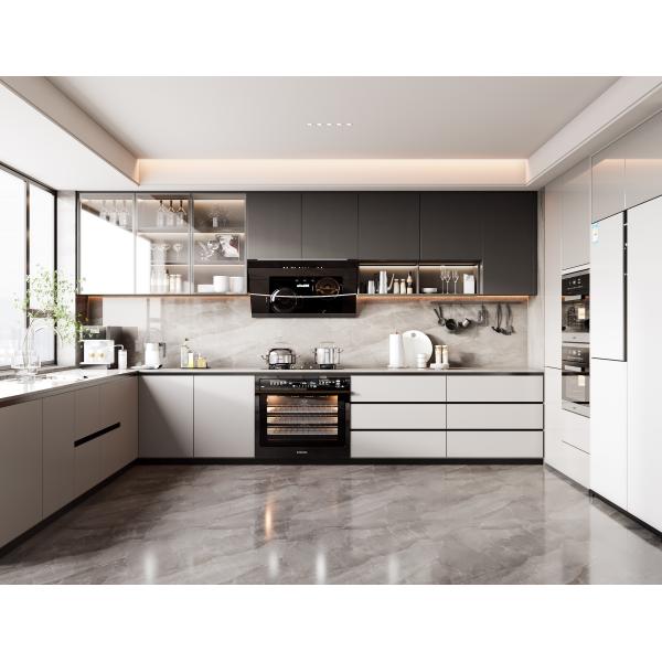 Wood Kitchen Cabinets Modern Cupboard Cabinet Custom Cabinetry Manufacturing
