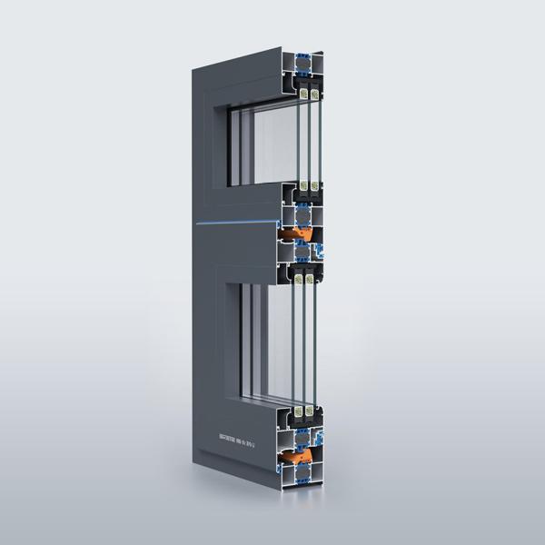 Projeto de Sala de estar Janela de revestimento de alumínio com isolamento de nylon PA66 de alta resistência
