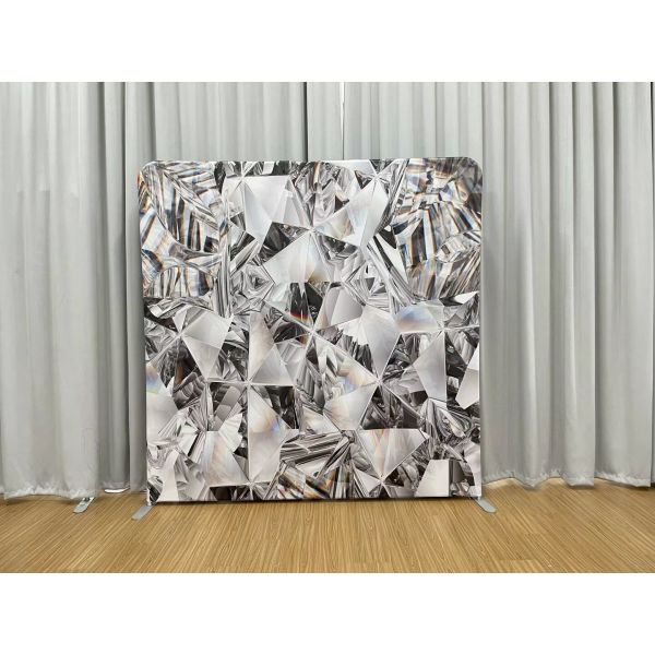 White Marble Pillowcase Backdrop Foldable Pillow Case Backdrop Stand