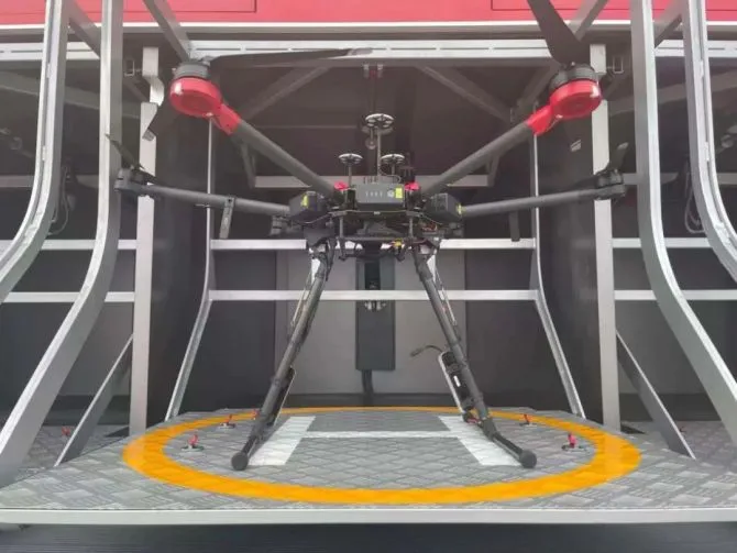 Isuzu Hino HOWO Uav Drone Emergency Support Vehicle Fixed Wing Uav Transportation Truck