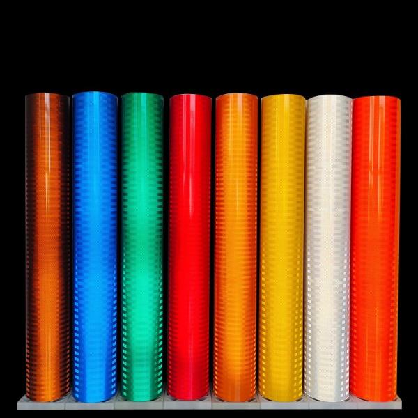 Free Sample Self Adhesive Road Sign HIP Reflective Film Sheets Vinyl Roll
