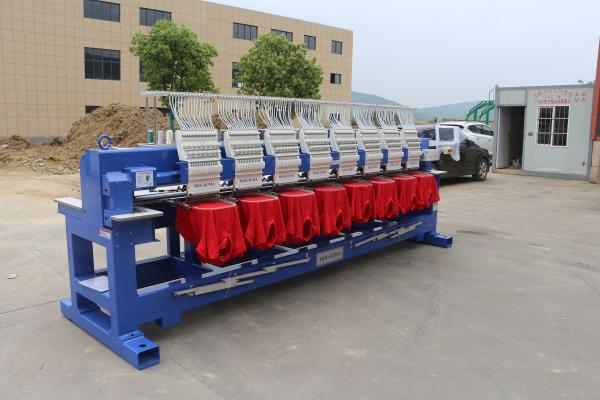 15 needles 400*450mm cap t-shirt flat 3d 8 head computer embroidery machine for sale but cheaper than brother embroidery