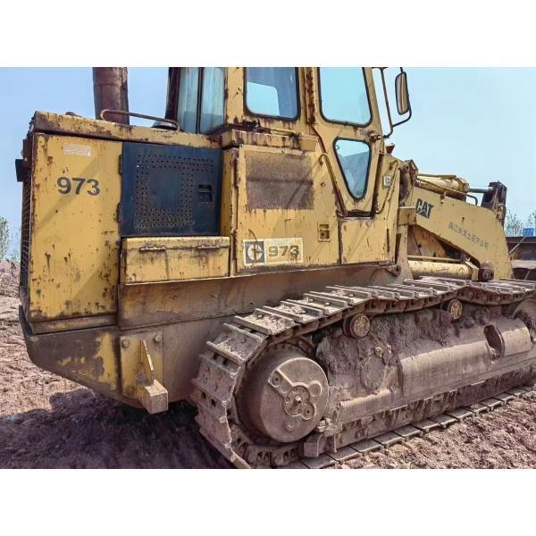 Japan Used Wheel Loader For Smooth And Moving Type Operations CAT 973