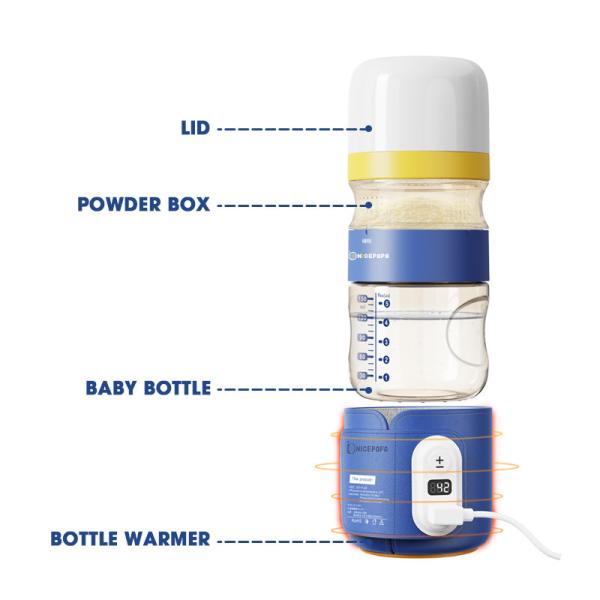 Travel Formula Anti Colic Feeding Bottles Self Mixing PPSU With Dispenser