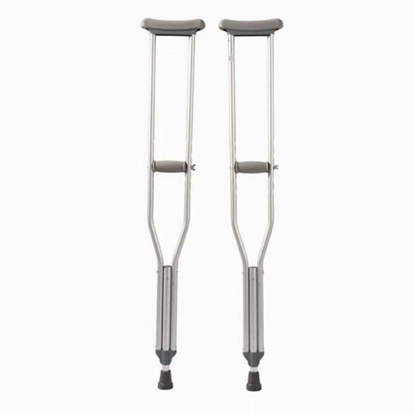 25*5*100cm Aluminum Alloy Adjustable Axillary Crutches Under Arm For Adults