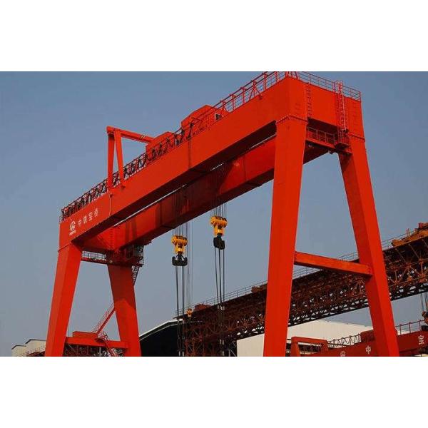 Europe Style 100 T Double Gantry Crane Mobile For Indoor Outdoor Workshop