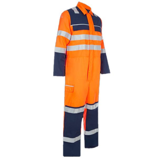 Fire Retardant Reflective Safety Coveralls Cotton Hi Vis Waterproof Coveralls