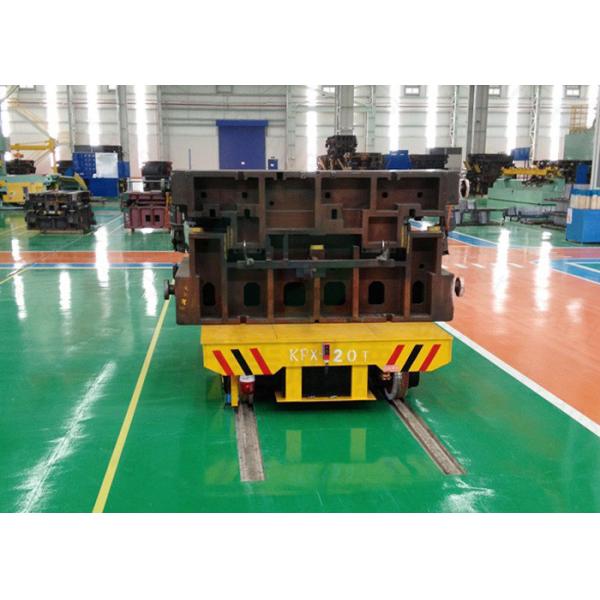 4 wheel electric car new design running on rails for workshop handling