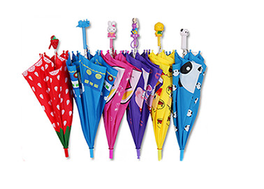 Прекрасная ручка клубники ягнится компактный зонтик дизайн ребенк 18 дюймов безопасный