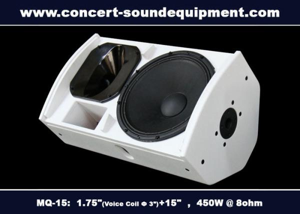 Conference Room Audio Systems , 1.75 + 15 Plywood 450W Full Range Speaker For Installation