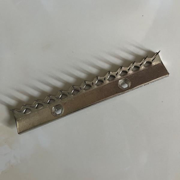 Peças da máquina de acabamento têxtil Stenter Pin Bar 52 Instalação Centro Distância Agulha Placa 26 Pins Placa de cobre