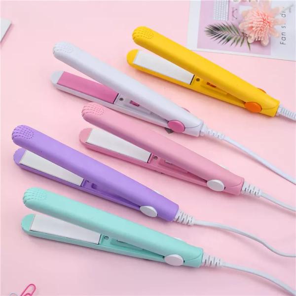 2 em 1 Straightener liso 25W do cabelo do ferro das placas de alumínio 360 graus Rotatable