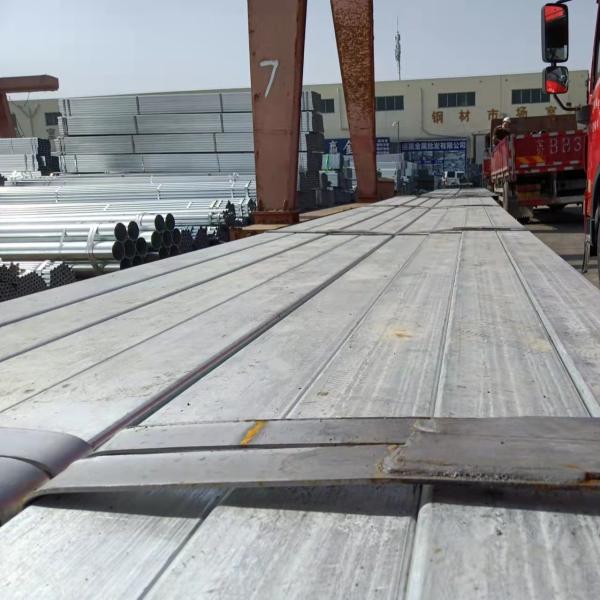 MS ERW Hollow Steel Pipe Hot Dip Galvanized Steel Pipe ASTM A106 A36 A53 1.0033 BS 1387