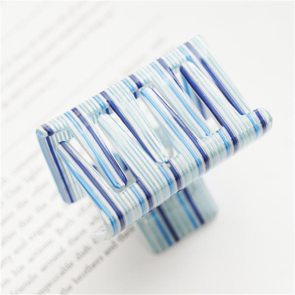 Color acrylic square grab hair clip accessories women's clip headgear factory direct wholesale OEM logo