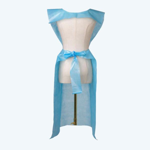 Vestido médico respirável feito malha da combinação do vestuário de proteção do punho para o adulto