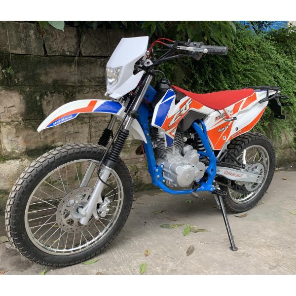 4 Stroke 200cc Dirt Bike Air Cooling , Off Road Motorcycle In Red Color