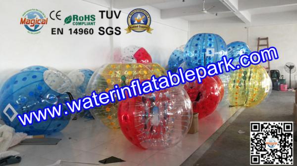 Funny Inflatable Body Bumper Ball Games , Fierce Loopy Ball Soccer
