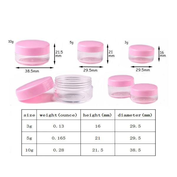 Паковать лосьонов макияжа теней глаза опарника 5г мини емкости косметический Креам