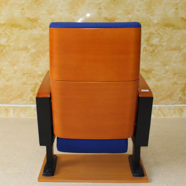 Steel Thickness 2.2mm Folding Cinema Seats , OEM Waterproof Church Auditorium Chairs