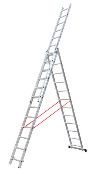 Corrosion Resistant 8.15m 3x12 Extendable A Frame Ladder