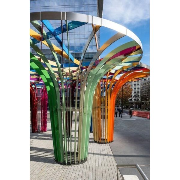 Premium Metal Shading Canopy for Architecture Garden Mall & City Infrastructure Projects High Quality Metal Crafts