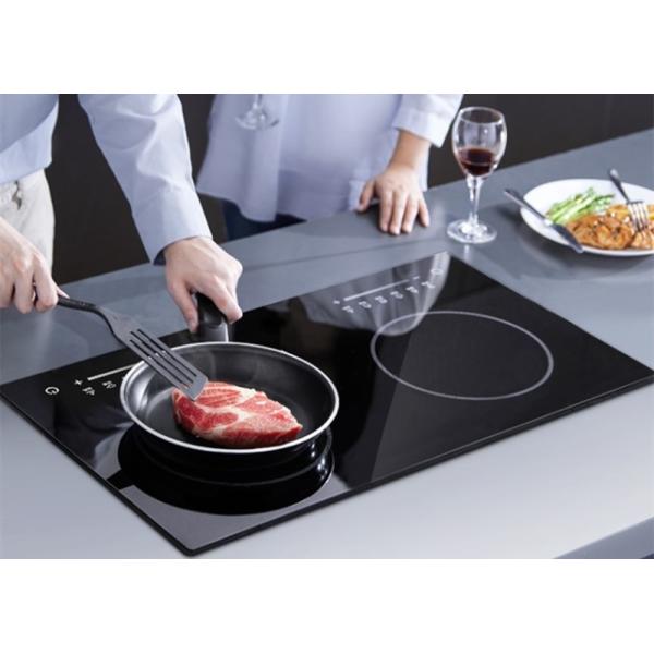 Double Burner Black Crystal Glass Cooking Kicthenaid Stove