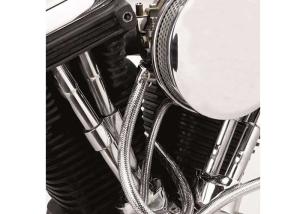 304 Stainless Braided Hose Covers , Durable Steel Braided Hose Cover