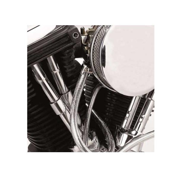 304 Stainless Braided Hose Covers , Durable Steel Braided Hose Cover