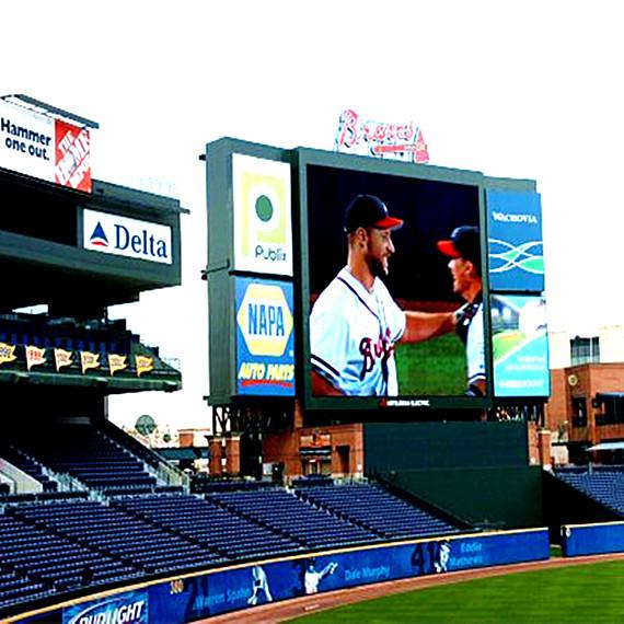 Front Service Advertising Led Display Screen P8 Outdoor 6500 Nit Brightness