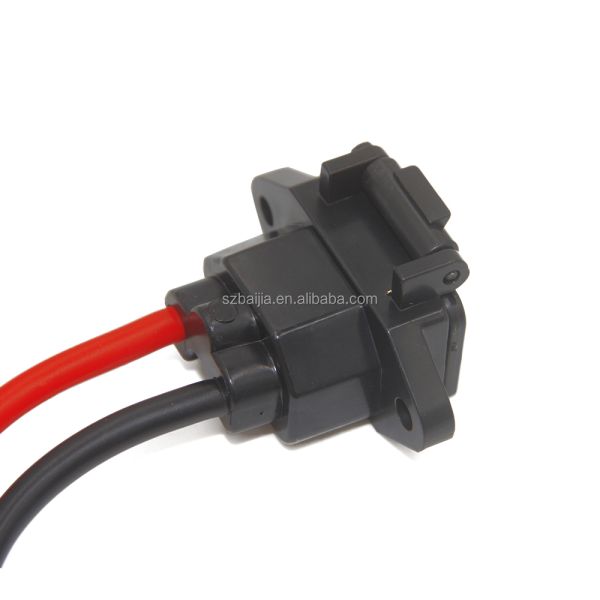 Enchufe 3P 4 cuadrado con cubierta, 20cm, Conectores de entrada de alimentación de panel para piezas y accesorios de motocicletas y scooters eléctricos