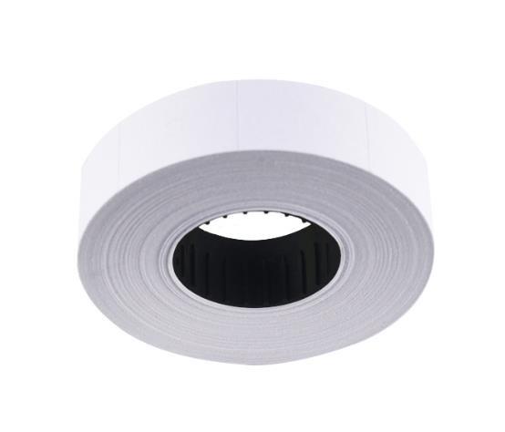 23mm Price Tag Sticker Roll , White Price Gun Sticker Rolls
