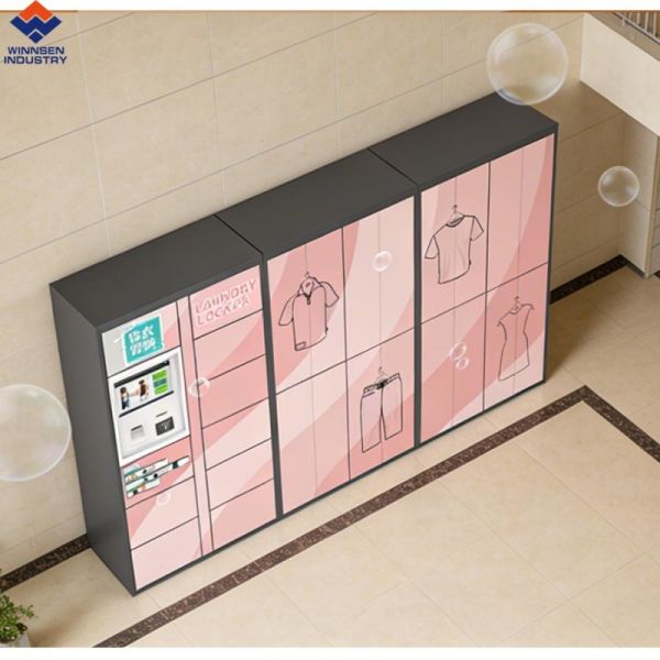 Winnsen Outdoor Waterproof Smart Laundry Locker with WiFi Connectivity and APP API Management