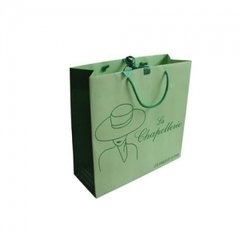 Печатать плоскую хозяйственную сумку девушки бумажных мешков ручки подгонянную Kraft симпатичную с сердцем