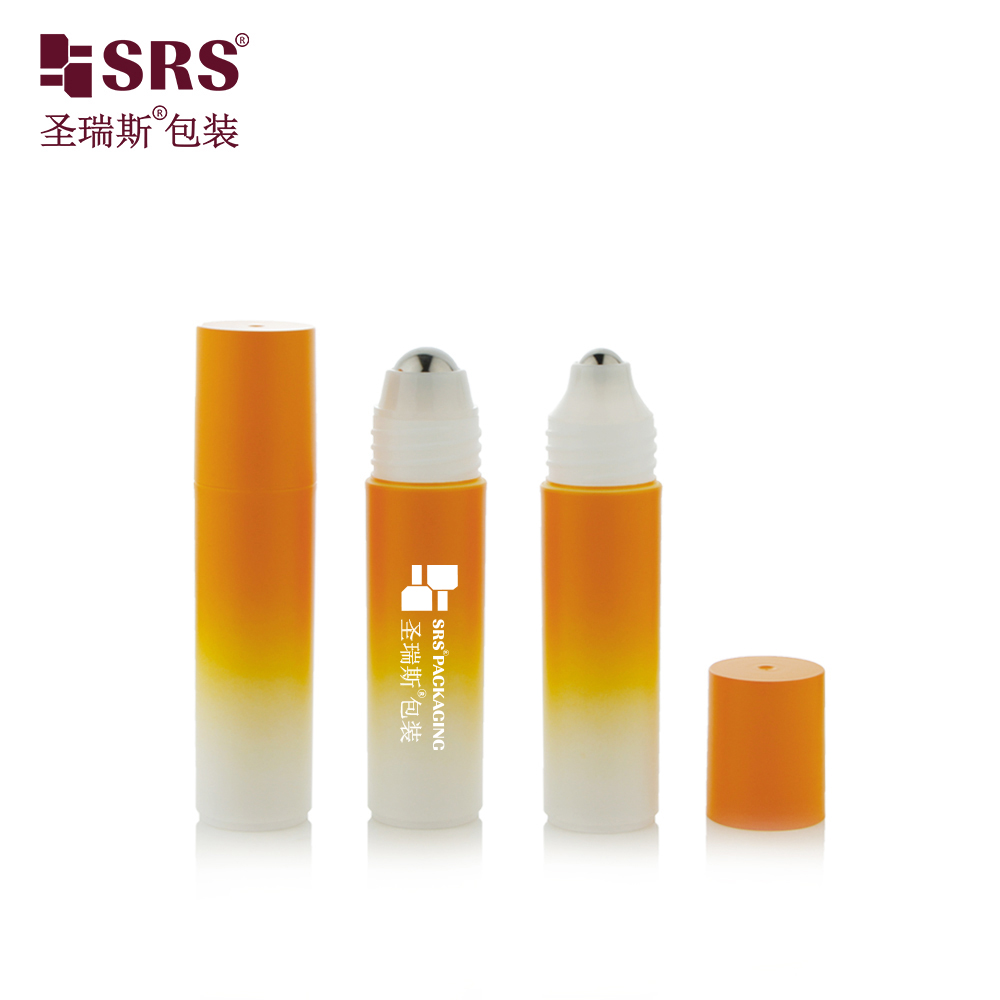 Portable Cylinder 30ml PP Roller Bottle Portable Leak Proof for Body Skincare Aromatherapy Liquid