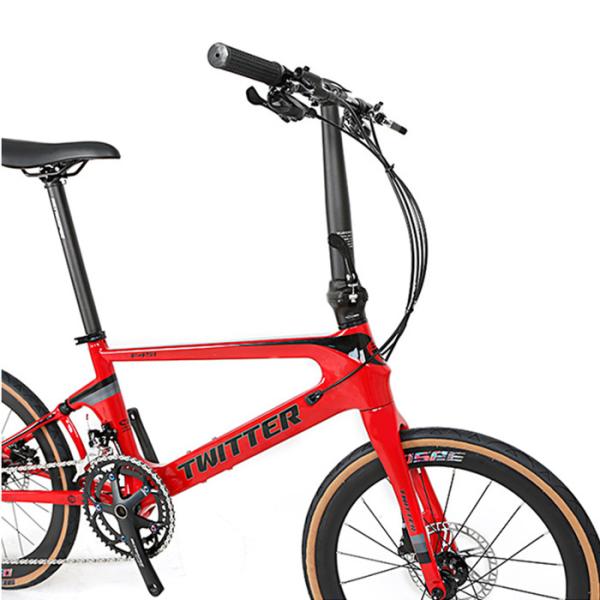 Скорость дюйма 22 горного велосипеда 22 складчатости волокна углерода гидравлического тормоза