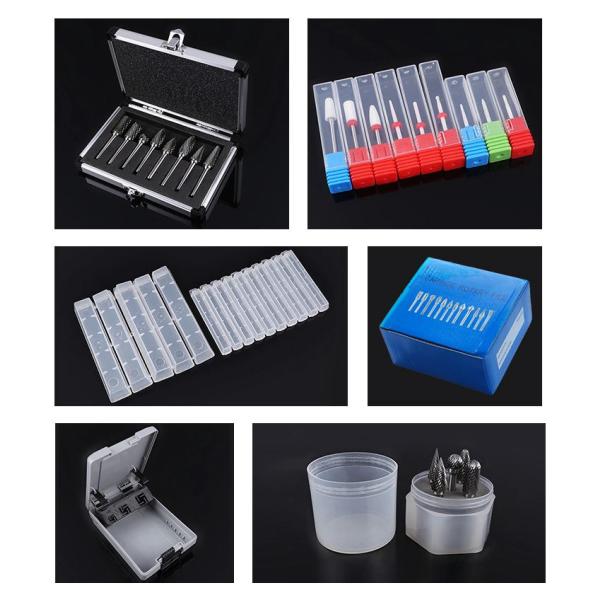 BMR TOOLS 10pcs rotary burrs set 6mm dia with 3mm shank for wide usage in plastic packing
