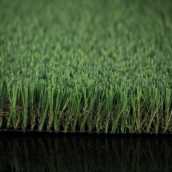 Four Tones Outdoor Artificial Grass Mat / Imitation Lawn Turf Landscaping