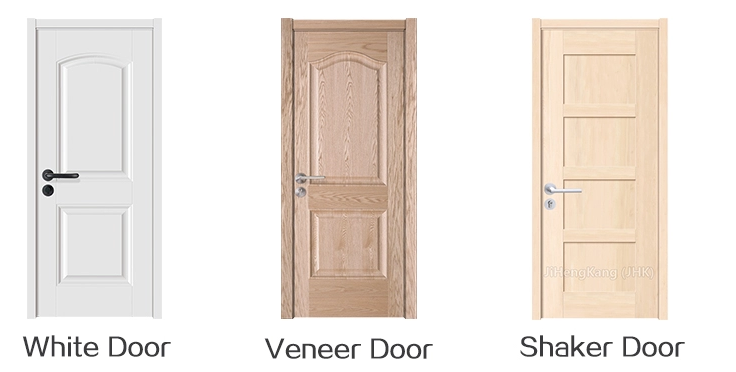 Light Wood Solid Doors Fire Rated 90 Minutes FD30 with Frame Hardware for Commercial Villa Apartment Hotel Office Building