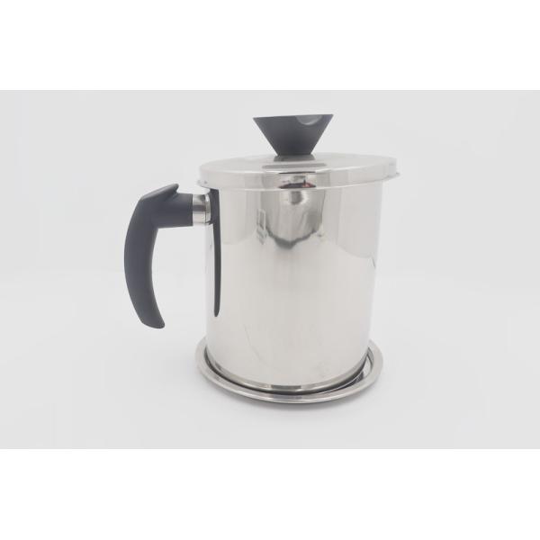 1300ml Kitchenware Grease Saver Container With Strainer