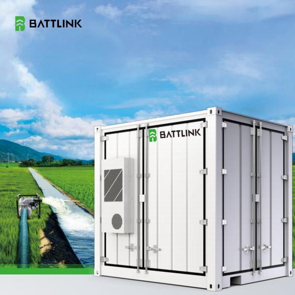 Sistema único de armazenamento de energia por bateria 430 kWh Bateria de reserva Autoconsumo Regulação da frequência de barbear de pico BESS