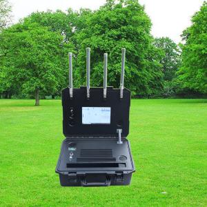Detector de drones portáteis para monitoramento do sistema de localização,