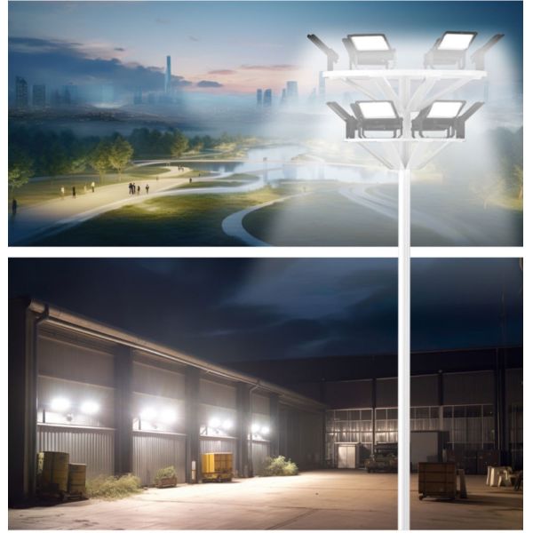 Factory IP66 Outdoor Engineering High Quality Led Floodlight 600W