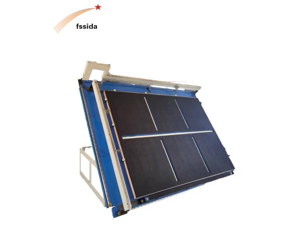 Inclined Manual Glass Cutting and Crushing Table with PLC Control System