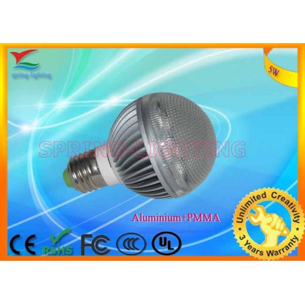 Pure White Alumium 5500K - 6500K / E27 / RGB / AC85 - 265V LED Ball bulbs