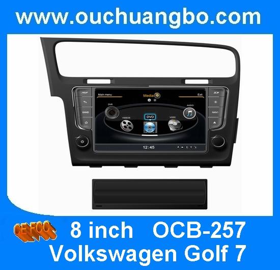 Ouchuangbo audio DVD GPS for VW golf 7 S100 platform with 3G WIFI hot selling
